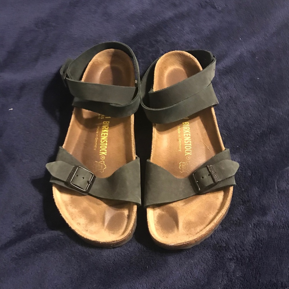 Birkenstock Delhi ankle strap sandals